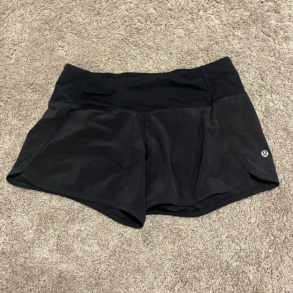 Lululemon Classic Black Athletic Shorts